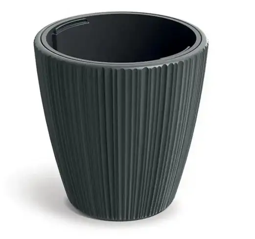 ,KVETINAC ORO 23,9cm -TMAVO SEDA