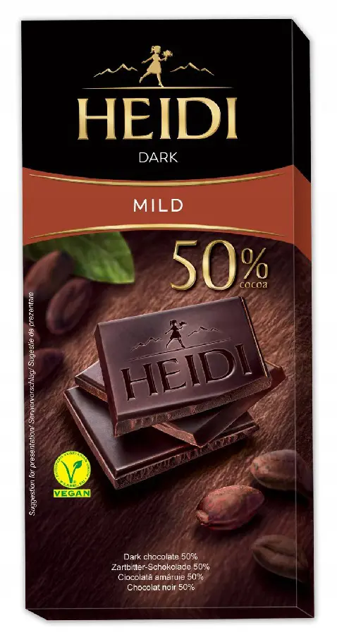xCK COKOLADA HEIDI 80g -DARK MILD 50%