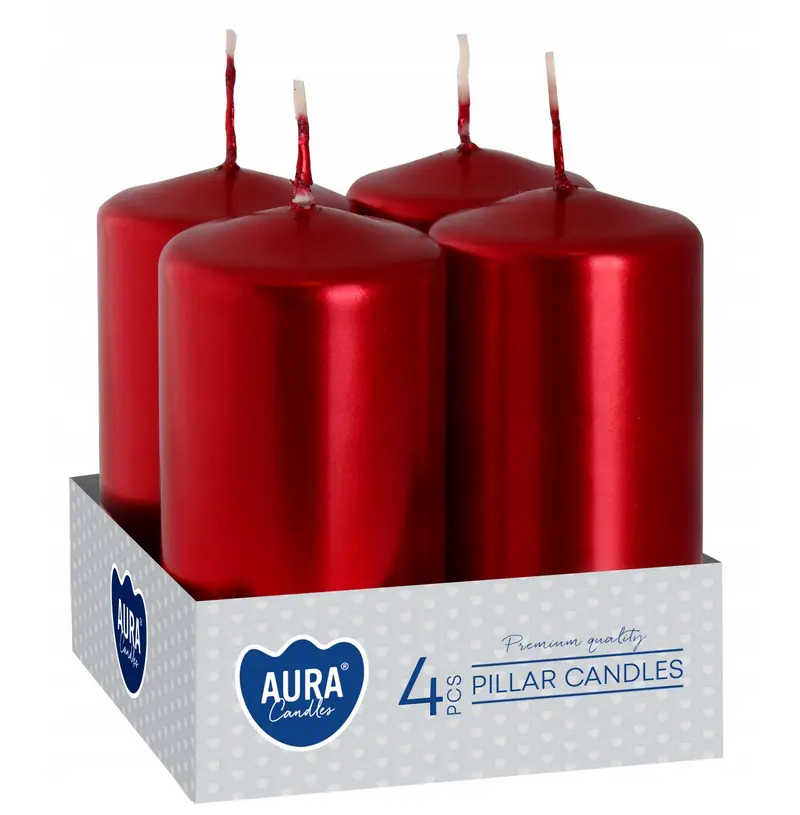 SVIECKA ADVEN. 4ks 40/80 -METAL CERVENA