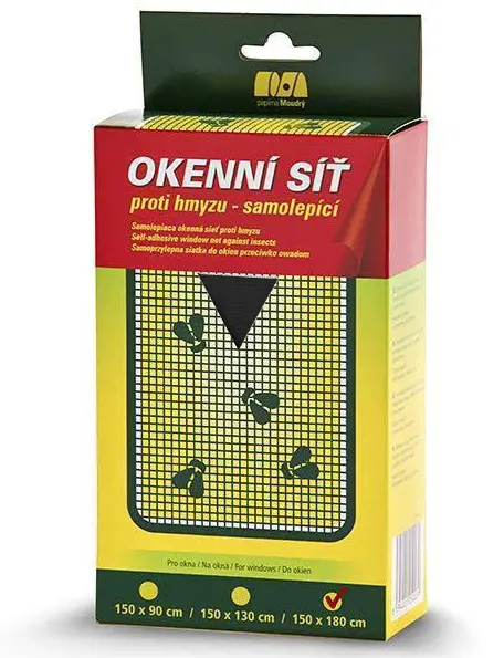 SIET PROTI HMYZU 150x90cm -CIERNA
