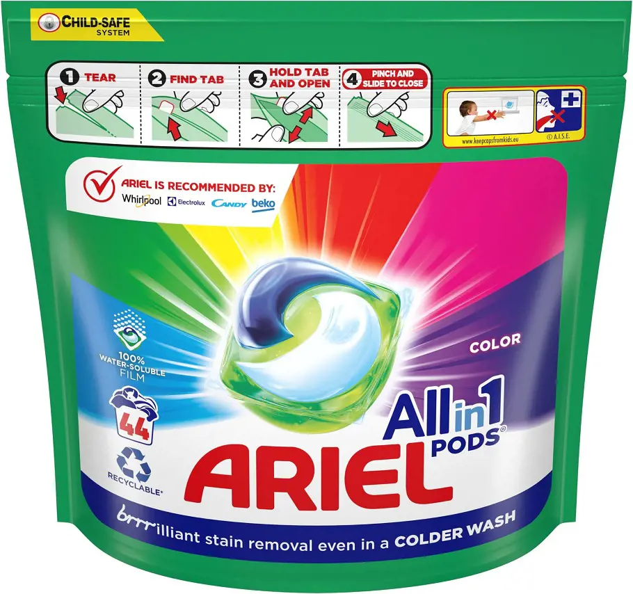 xPR.ARIEL GEL.TABL. 44ks/44PD -COLOR