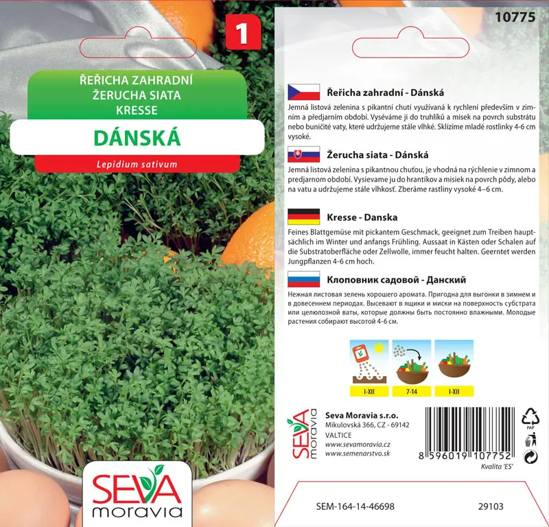 .ZERUCHA ZAHRADNA -DANSKA  5g* M
