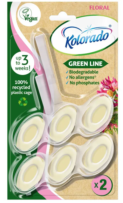 WC KOCKA KOLORADO+ KOSIK 2x51g -FLORAL GREEN LINE