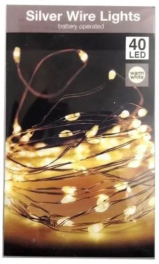 xVO -LED OSVETLENIE  40ks -TEPLA BIEL