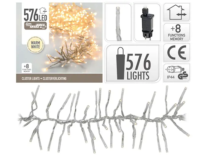 VO -LED OSVETLENIE 576ks -TEPLA BIEL