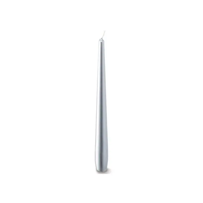 SVIECKA KONICKA 25cm -METAL STRIEBOR