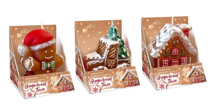 SVIECKA VO BARTEK CHRISTMAS 75mm GINGERBREAD