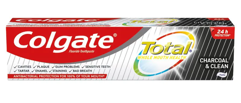 xZP COLGATE  75ml -TOTAL CHARCOL