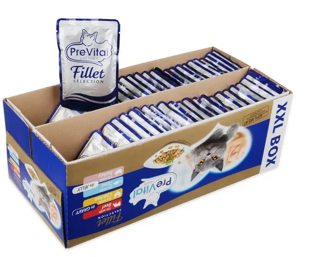 KRMIVO MACKY KAPSI. PREV.48x85g -KUR/RYB/MOR/HO