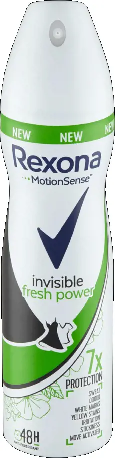 DEO REXONA 150ml -W.INVISIBLE FRESH