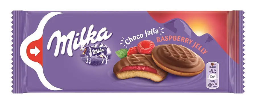 xCK SUSIENKY MILKA 147g -CHOCO MALINA