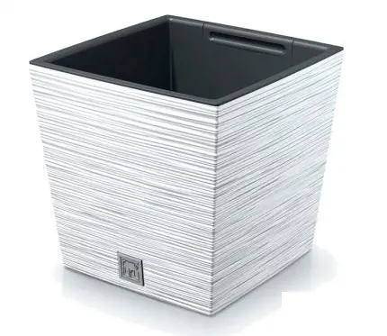 ,OBAL FURU SQUARE LOW 30cm -BIELY