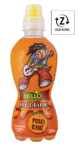 CK DZUS HELLO 330ml -POMARANC Z