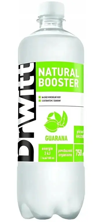 VODA DR.WITT 750ml -NATURAL BOOSTER GUARANA Z