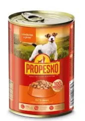 KRMIVO PSY KONZ. -PROP. 415g - KUR.