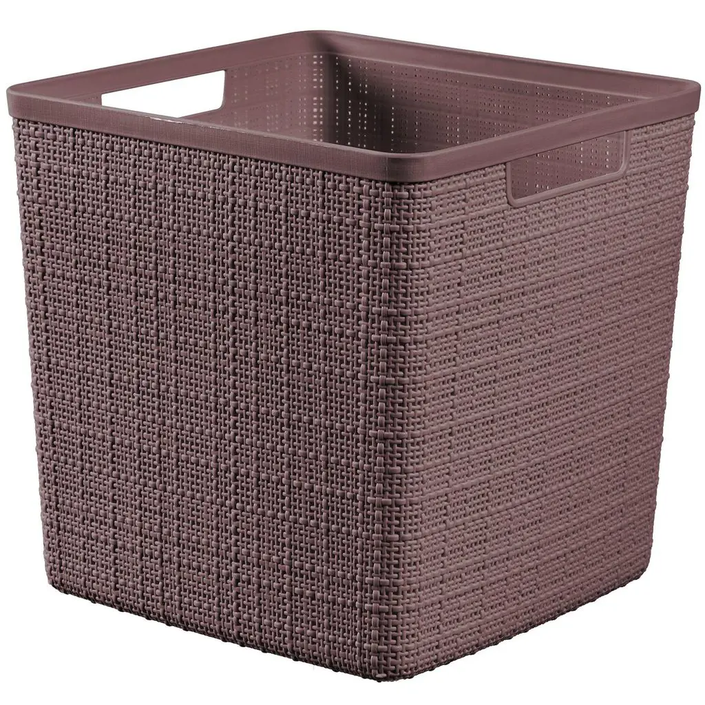 BOX ULOZNY JUTE 17l -HNEDY