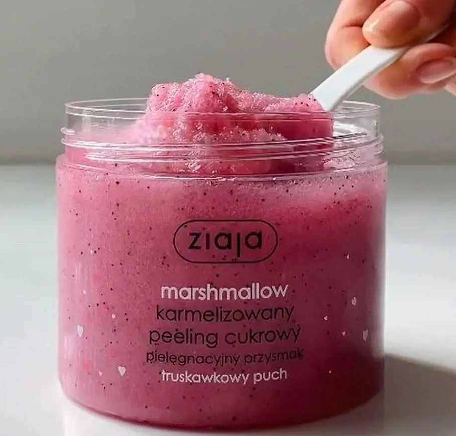 PEELING ZIAJA 300ml -CUKR.MARSHMALLO