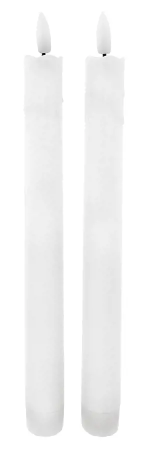 SVIECKA KONICKA 25cm x2 LED -SNOW WH