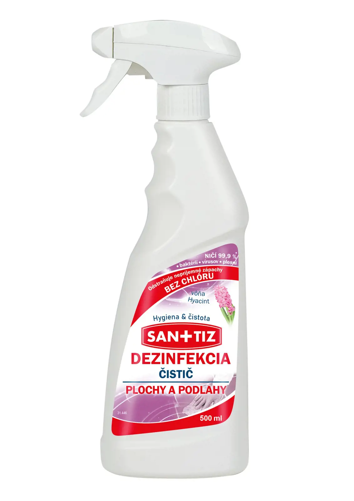 SANITIZ DEZIN. 500ml -PLOCHY HYACINT