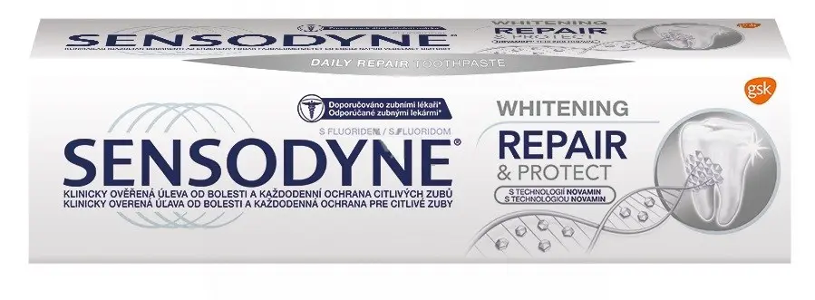 ZP SENSODYNE  75ml -REPAIR+WHITENING