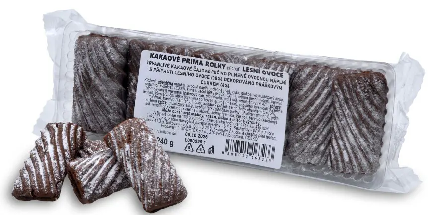 CK PECIVO ROLKY PRIMA 240g KAKAO-LES.OVO