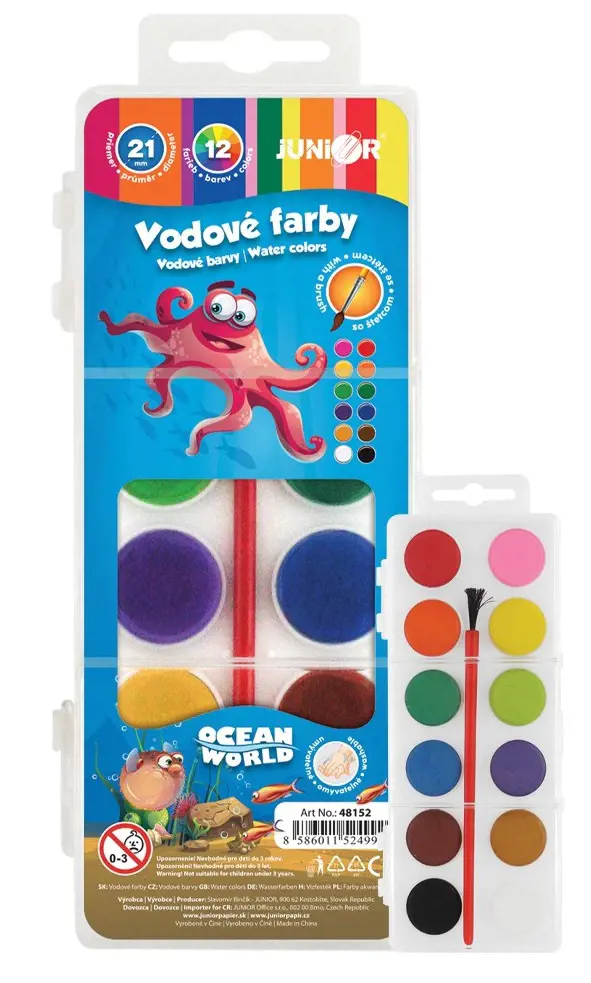 E-VODOVE FARBY OCEAN WOLRD