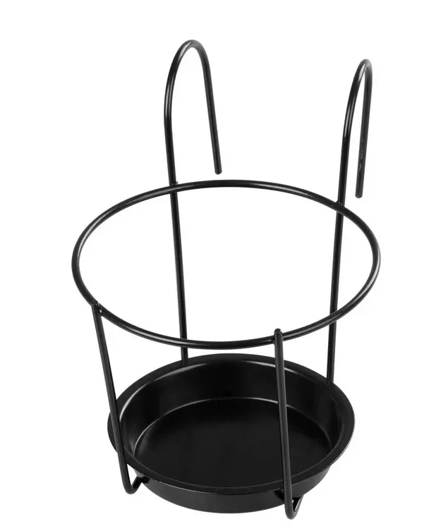 ,DRZIAK KOVOVY KRUH 22cm -CIERNY