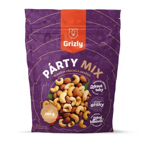 CK GRIZLY ORECHOVY MIX SLANY 250g