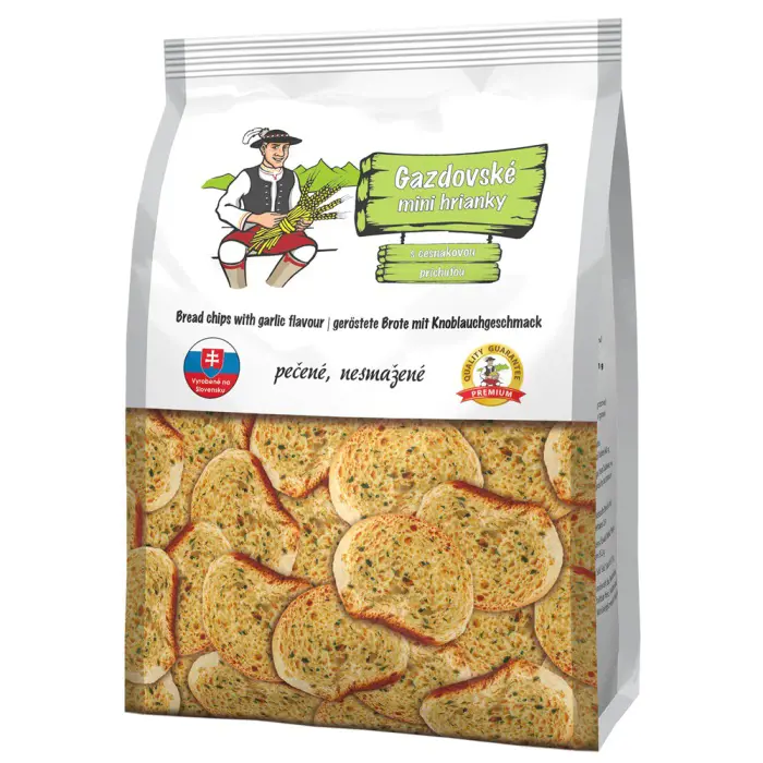 CK HRIANKY GAZDOVSKE 140g -CESNAK