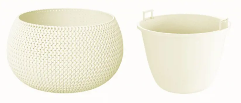 ,OBAL SPLOFY BOWL 29cm -KREM