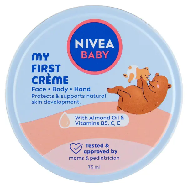 KREM NIVEA BABY 75ml -TVAR,TELO,ZADOCEK