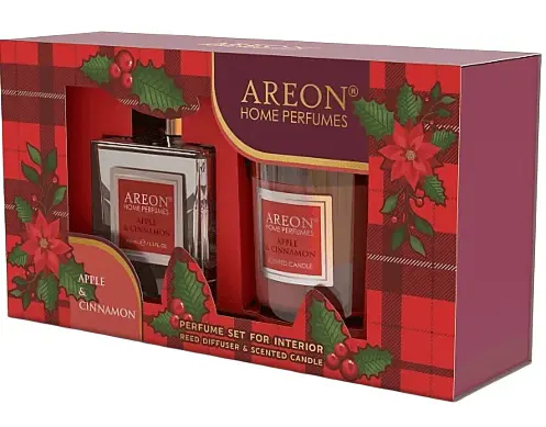 DB -AREON HOME PARFUME+SVIECKA -APPLE&CINNAMON