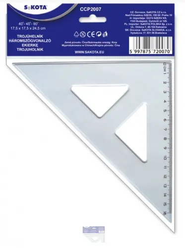 H-TROJUHOLNIK S KOLMICOU 16cm