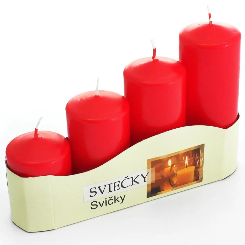 SVIECKA ADV.SCHODY 4ks -CERVENA