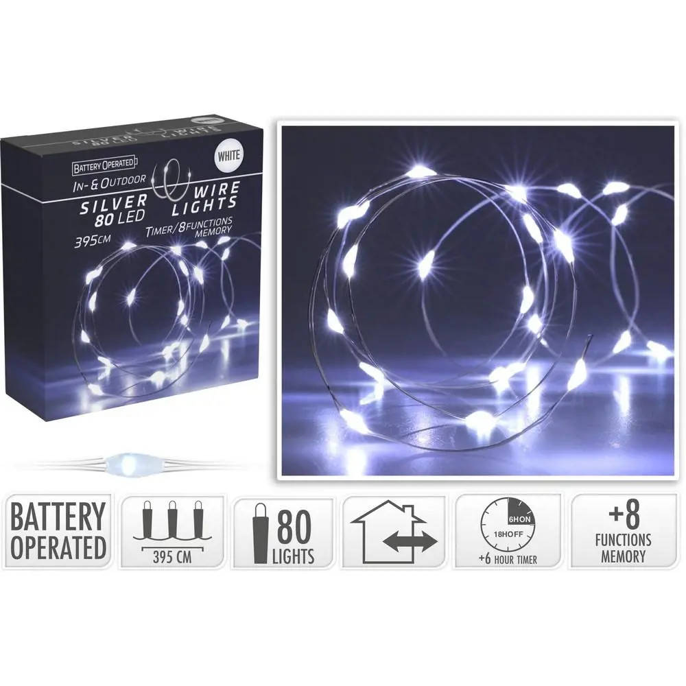 VO -LED OSVETLENIE DROTIK  80ks -BIELA