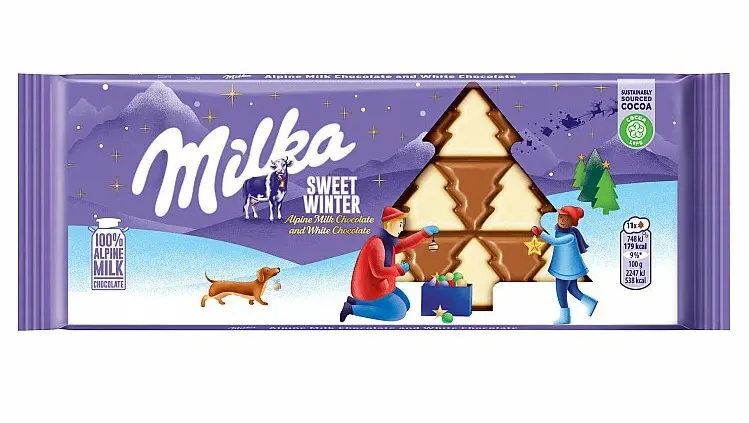 xCK COKOLADA MILKA 100g -SWEET WINTER