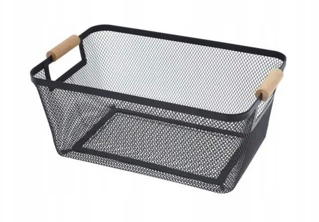 KOSIK KOVOVY 35x23x16 -CIERNY