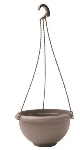 ,KVETINAC VISIACI TERRAE 35cm -BEIGE