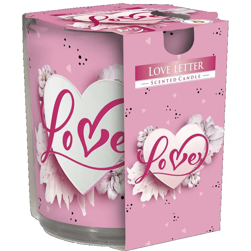 SVIECKA V SKLE 100g -LOVE LETTER