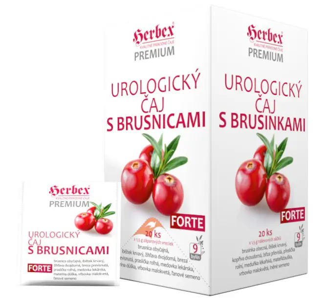 CAJ HERBEX 30g -UROLOGICKY S BRUSNICAMI FORTE