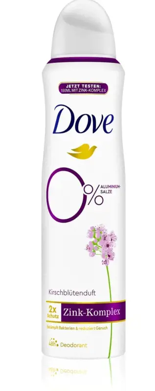 xDEO DOVE 150ml -W.CHERRY BLOSSOM 0%A