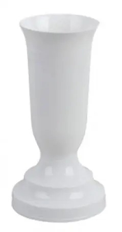 ,VAZA ZATAZOVA PETRA 22cm -BIELA