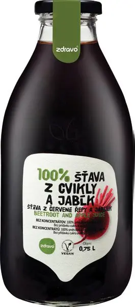 CK DZUS ZDRAVO 0,75l -CVIKLA-JABLKO