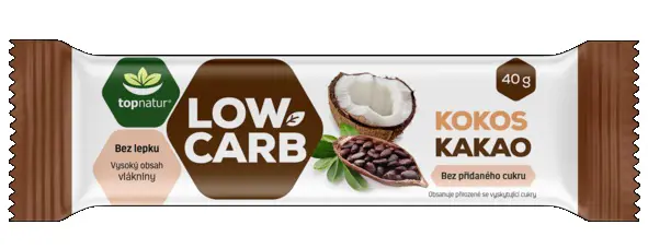 xCK TYCINKA LOW CARB 40g KOKOS KAKAO
