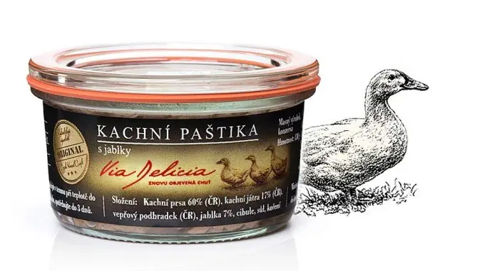 xCK PAST. 130g -KACACIA S JABLKAMI
