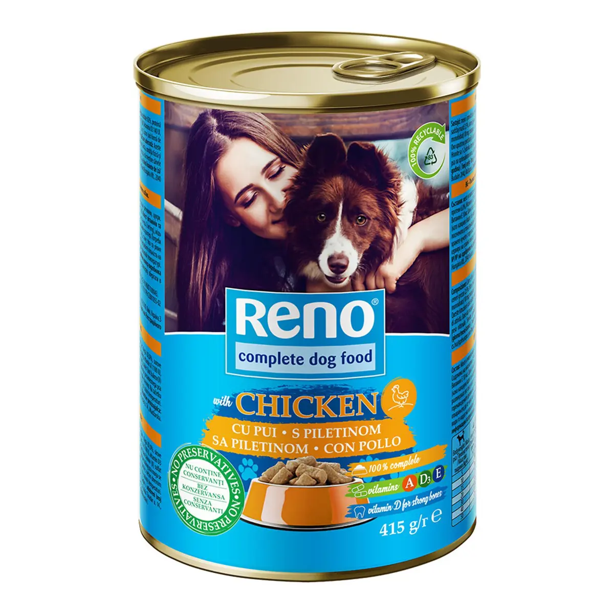 KRMIVO PSY KONZ. -RENO 415g -HOV.