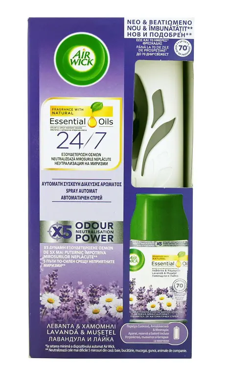 AIR WICK STR.+NAPLN 250ml -LAVEN+CHAMOM