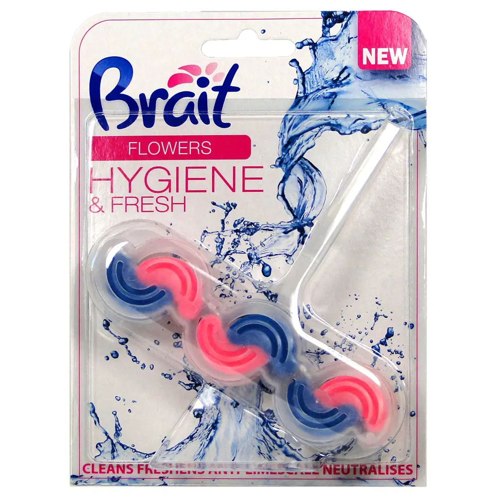 BRAIT WC BLOK 2-FAZ. 45g -FLOWER