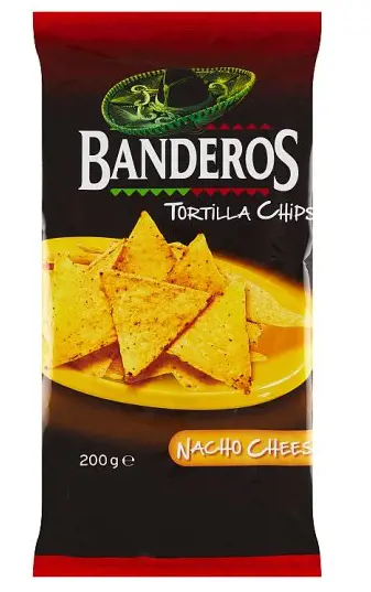 CHIPS TORTILLA BANDEROS 200g -SYR