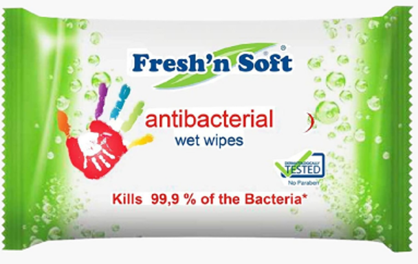 VLHC.OBR. FRESH´N SOFT  15ks -ANTIBAKTERIALNE